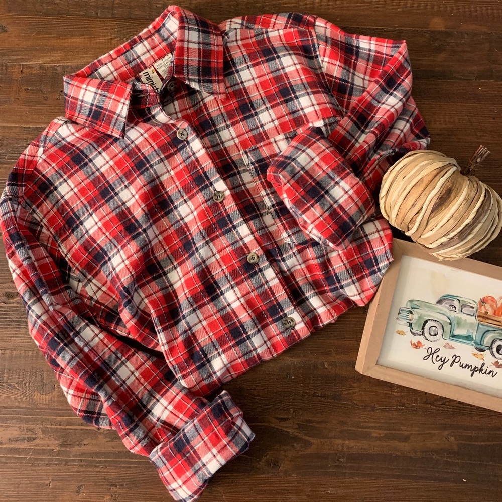 MIMI CHICA PLAID FLANNEL🍁🍃🍂